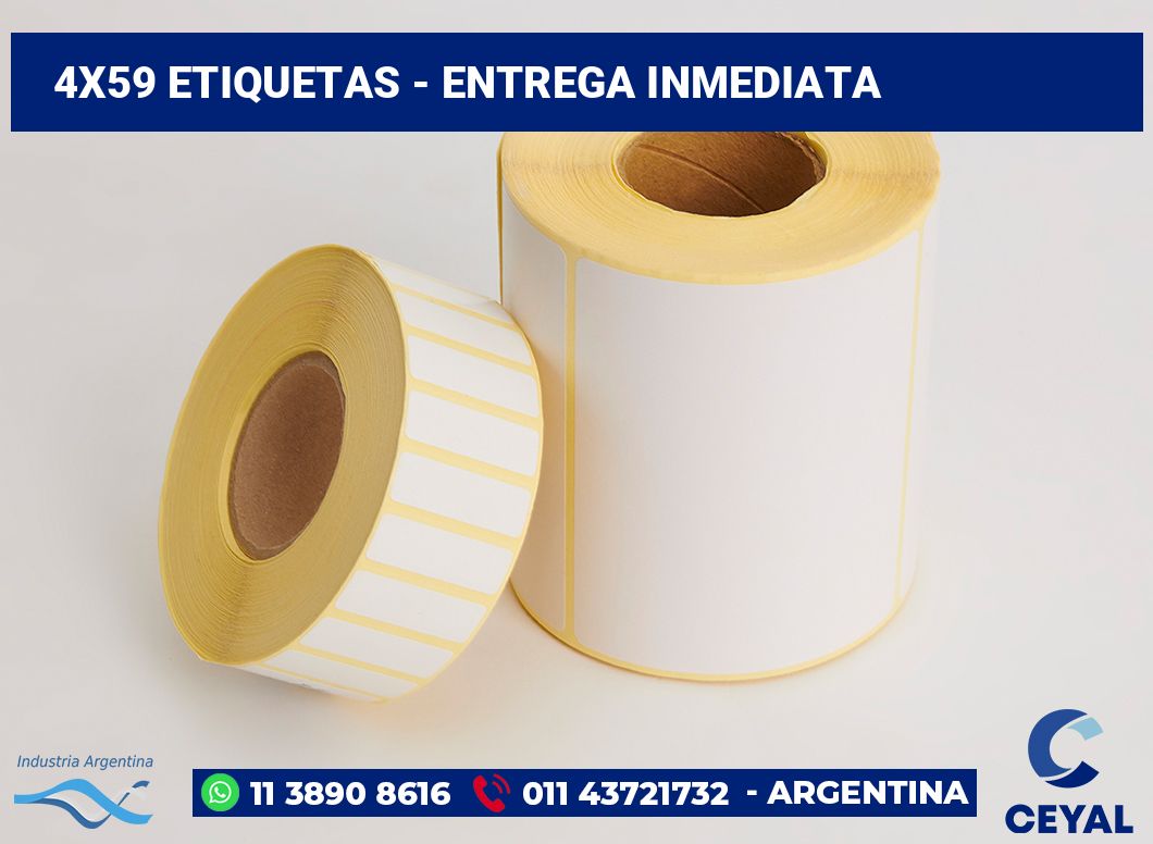 4x59 Etiquetas