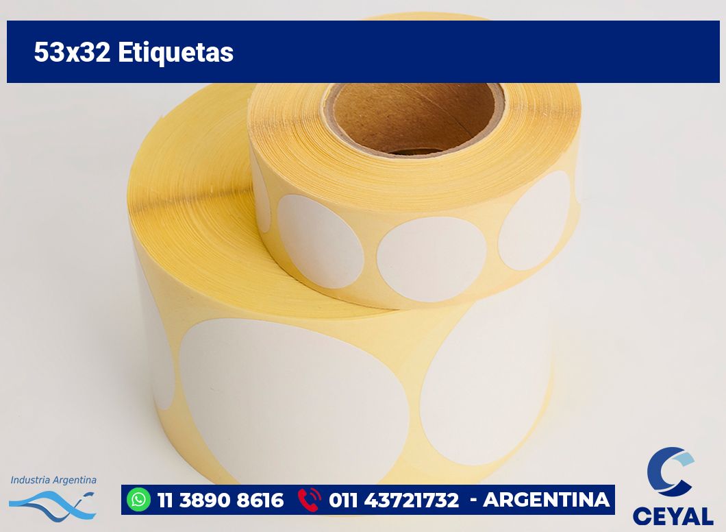 53×32 Etiquetas