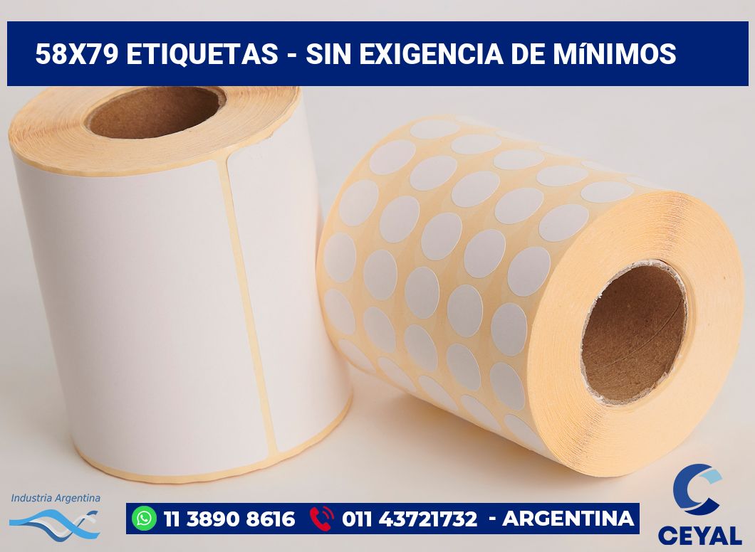 58x79 Etiquetas
