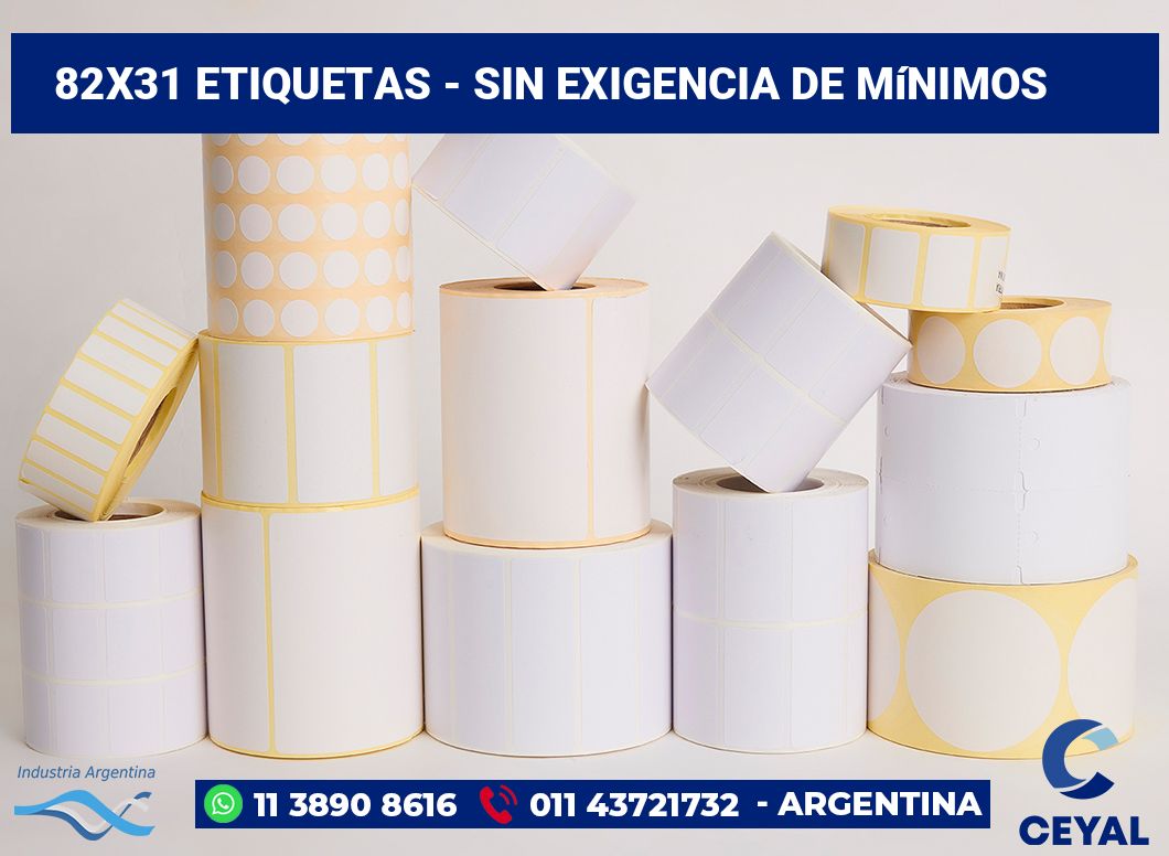 82x31 Etiquetas