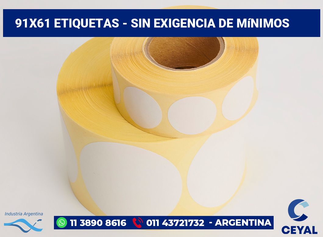 91×61 Etiquetas