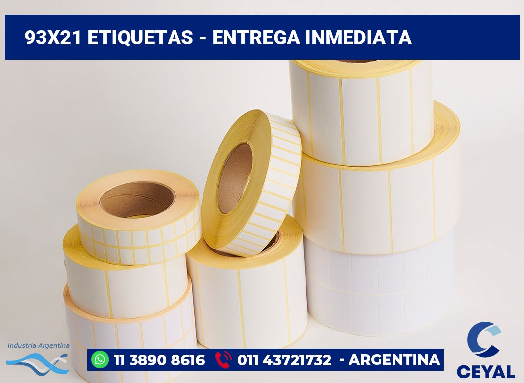 93×21 Etiquetas