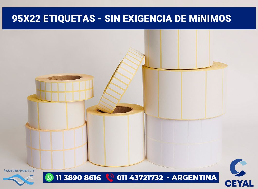 95x22 Etiquetas