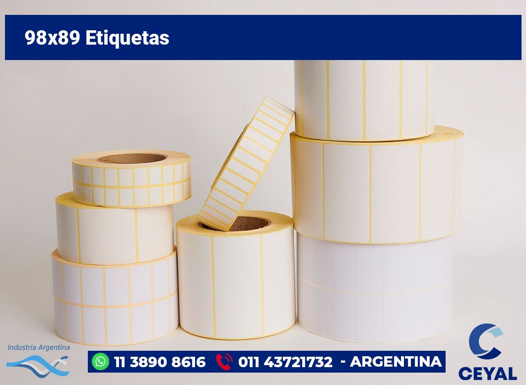 98x89 Etiquetas