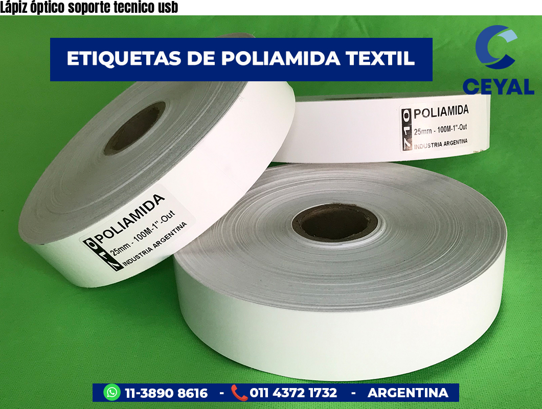 Lápiz óptico soporte tecnico usb
