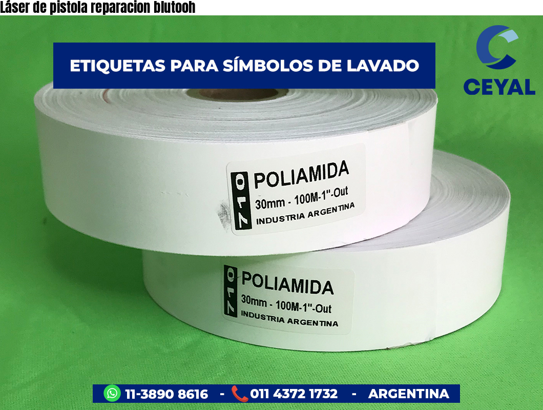 Láser de pistola reparacion blutooh