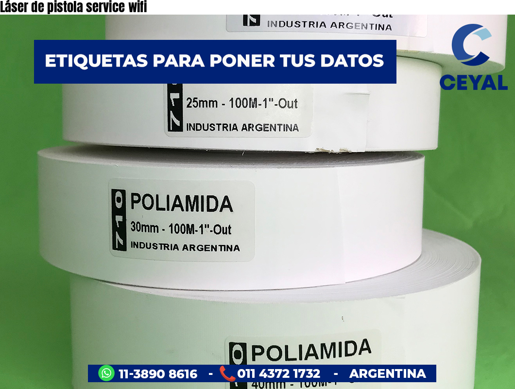 Láser de pistola service wifi