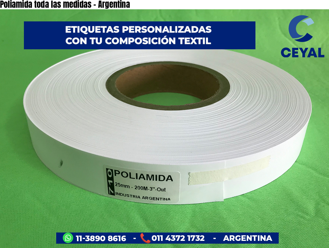 Poliamida toda las medidas - Argentina