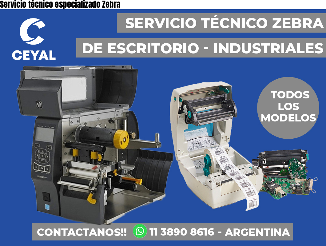 Servicio técnico especializado Zebra