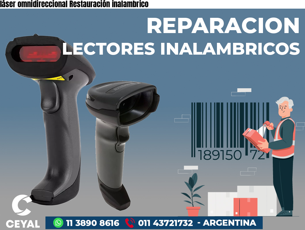 láser omnidireccional Restauración inalambrico