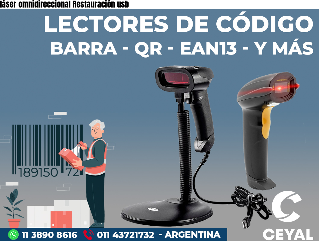láser omnidireccional Restauración usb