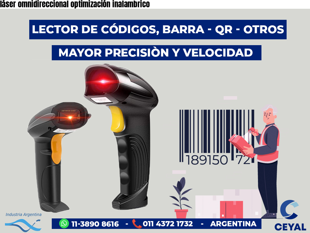 láser omnidireccional optimización inalambrico