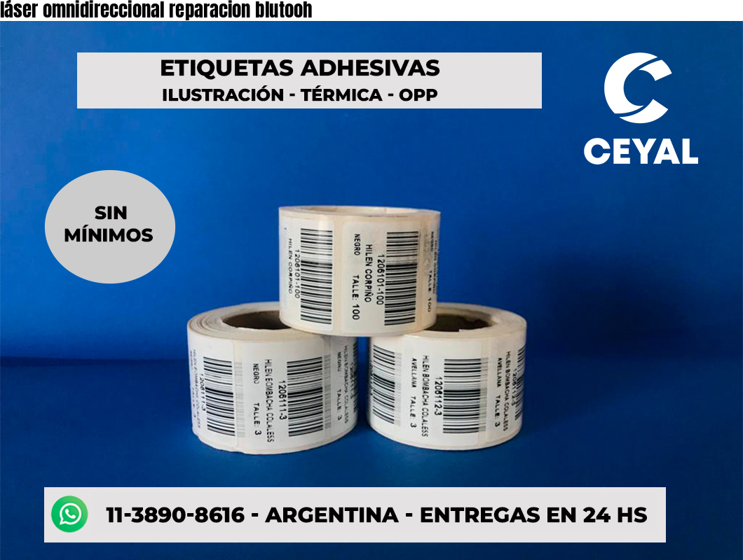 láser omnidireccional reparacion blutooh