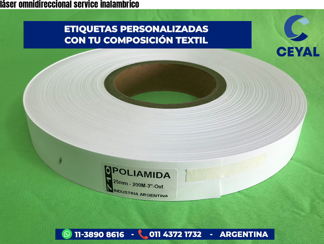 láser omnidireccional service inalambrico
