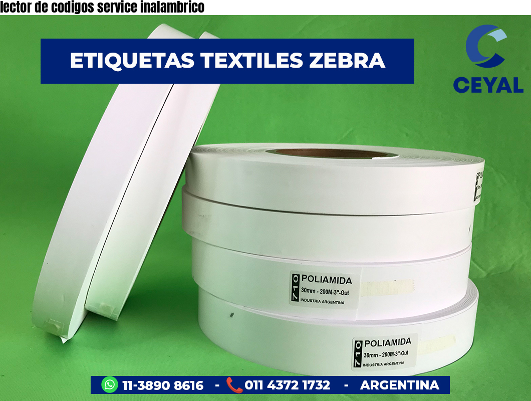 lector de codigos service inalambrico