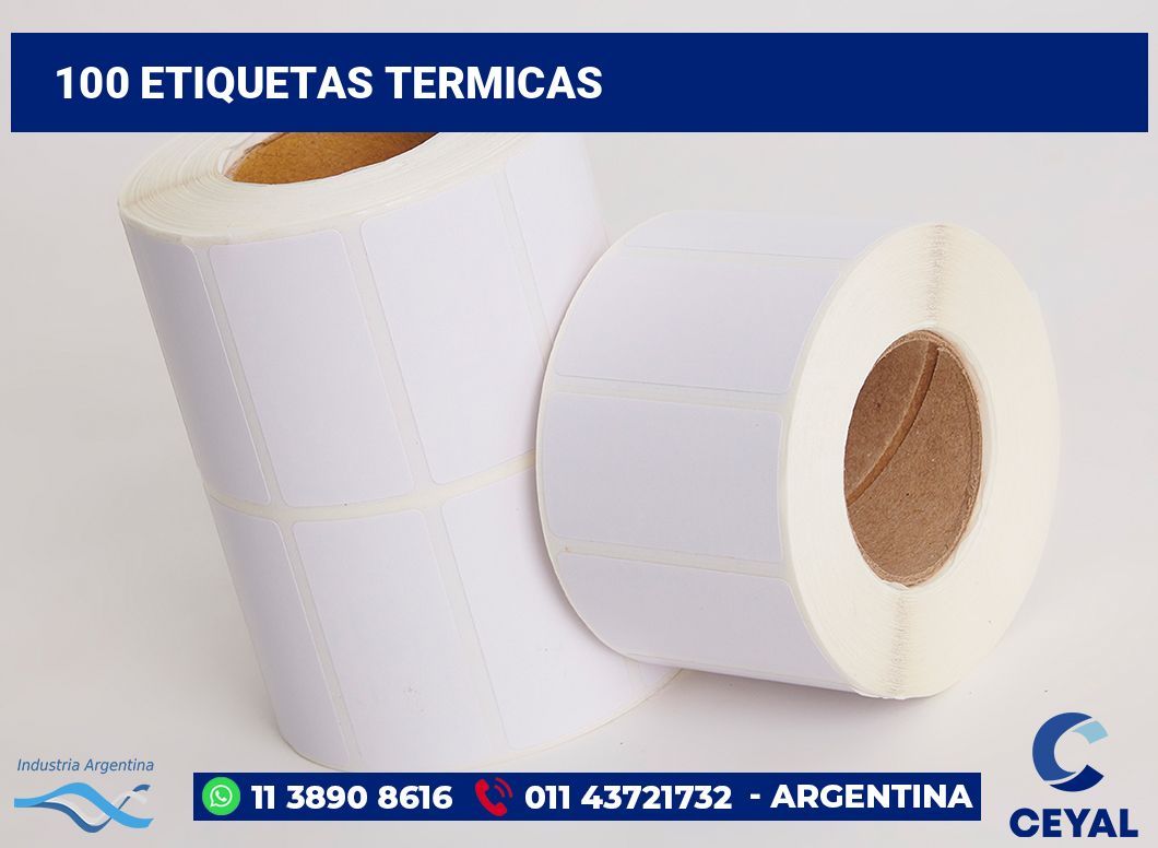 100 Etiquetas termicas