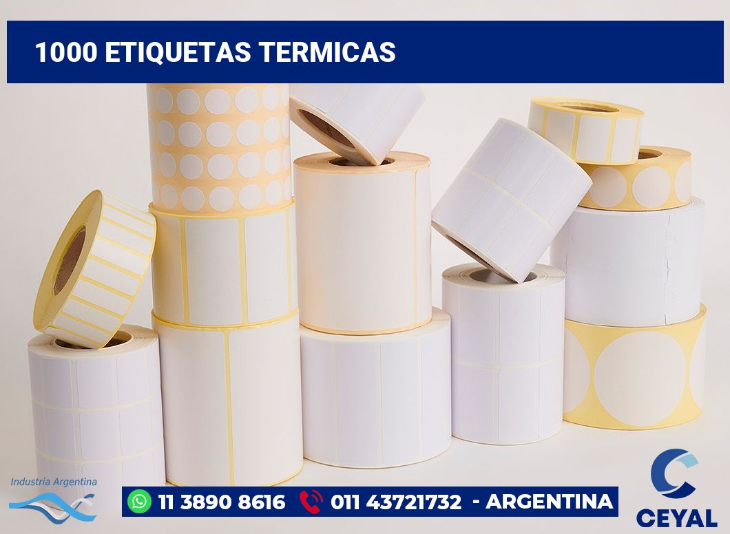 1000 Etiquetas termicas