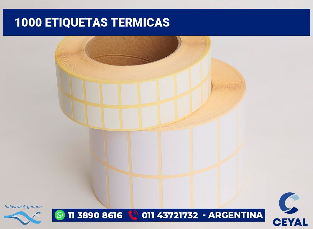 1000 Etiquetas termicas