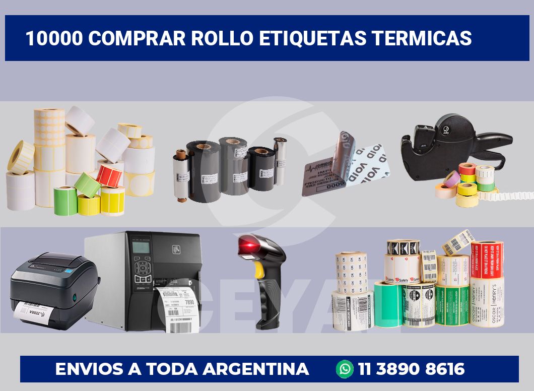 10000 Comprar rollo etiquetas termicas