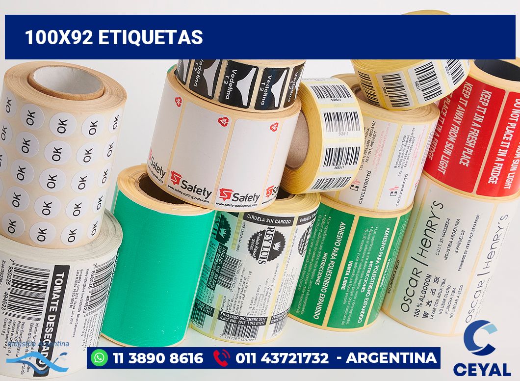 100x92 Etiquetas