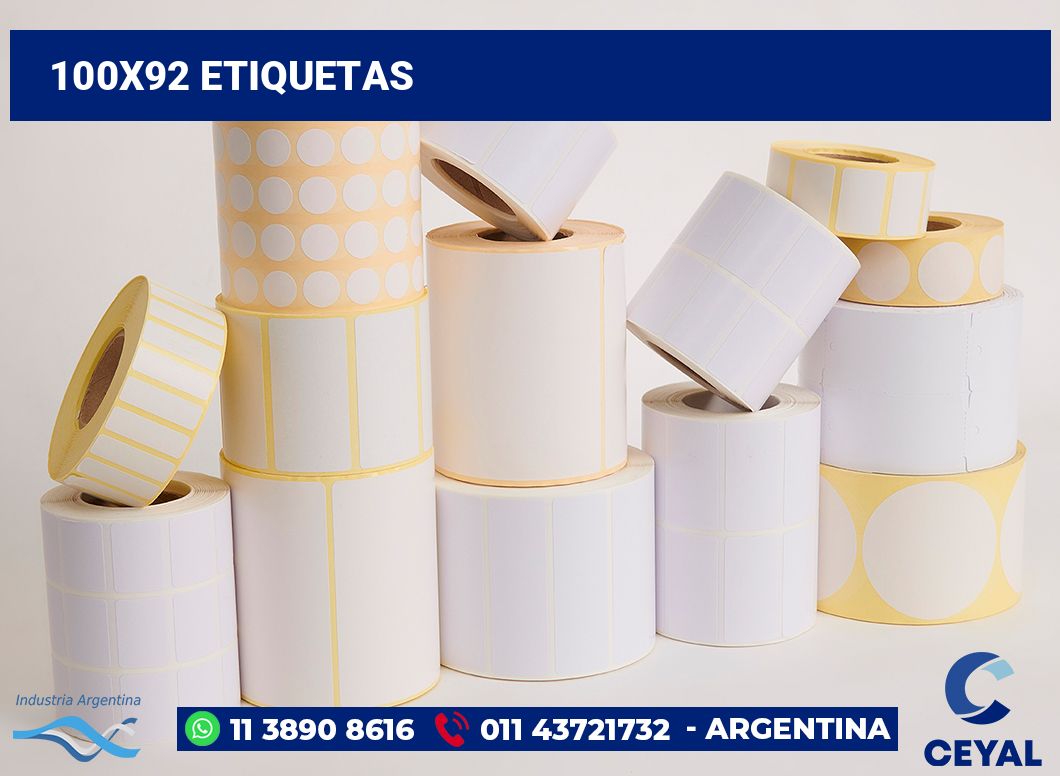 100x92 Etiquetas