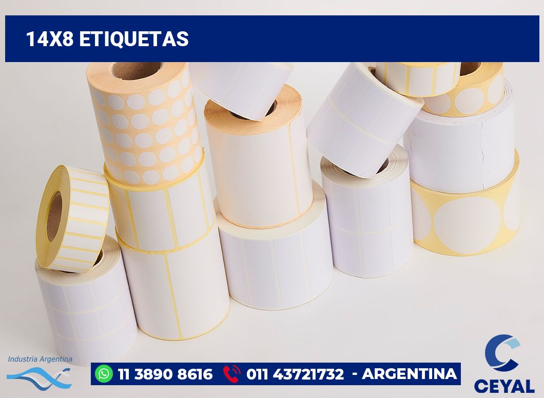 14x8 Etiquetas