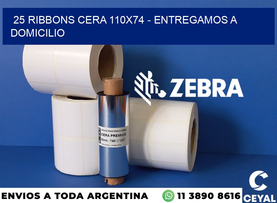 25 Ribbons cera 110x74 - entregamos a domicilio