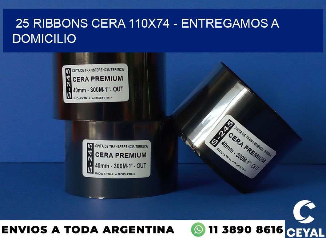 25 Ribbons cera 110×74 – entregamos a domicilio