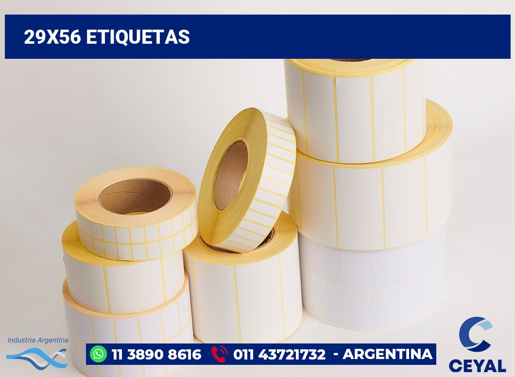 29x56 Etiquetas