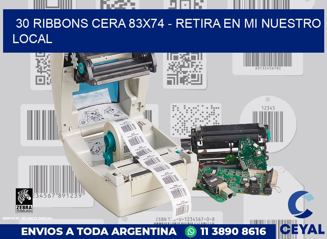 30 Ribbons cera 83x74 - retira en mi nuestro local