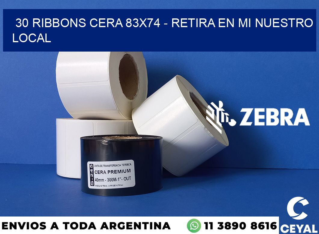 30 Ribbons cera 83x74 - retira en mi nuestro local
