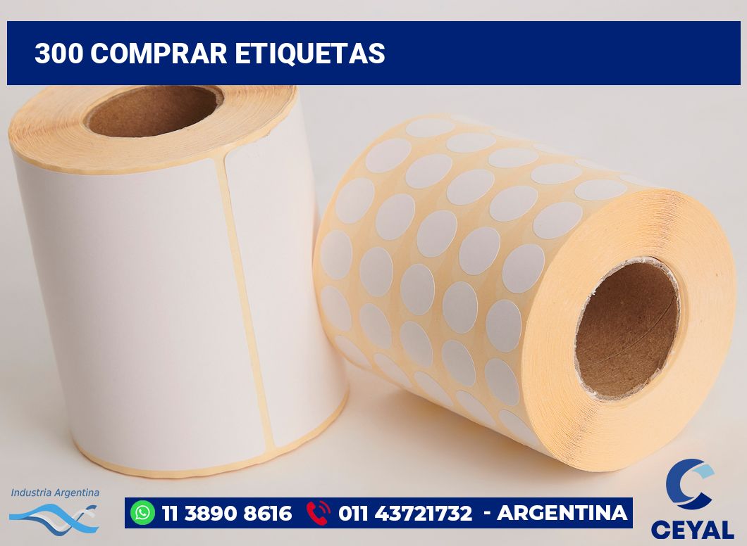 300 Comprar etiquetas