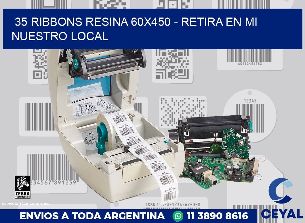 35 Ribbons resina 60x450 - retira en mi nuestro local