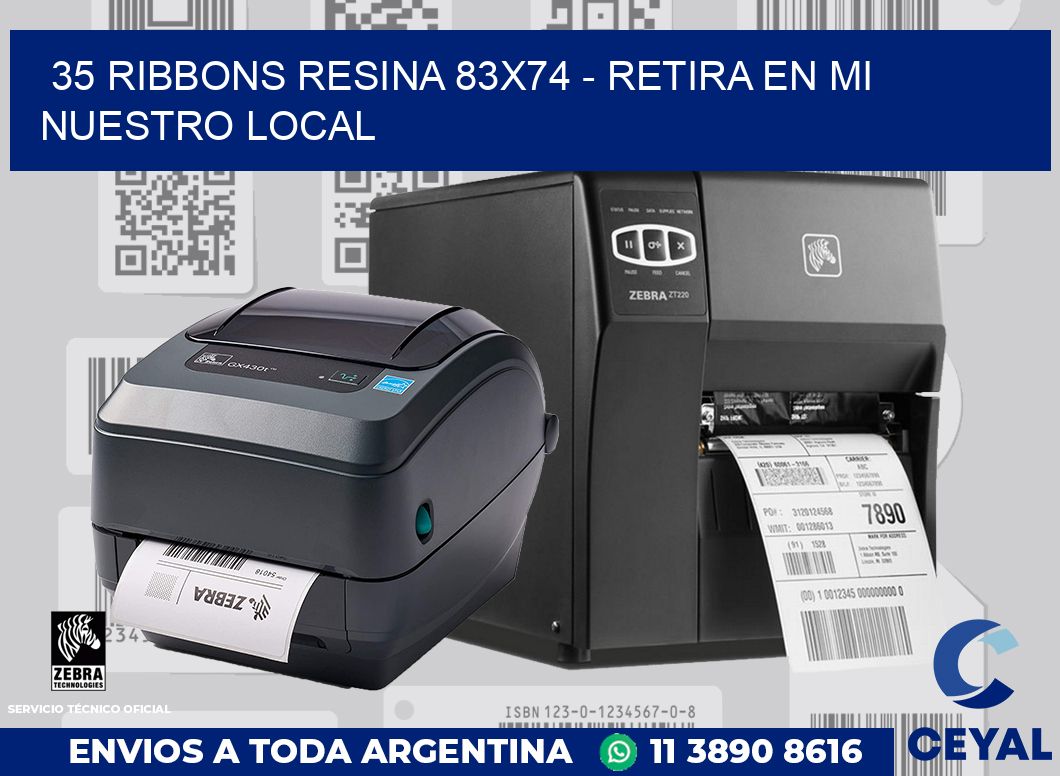 35 Ribbons resina 83x74 - retira en mi nuestro local