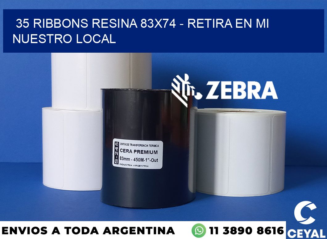 35 Ribbons resina 83x74 - retira en mi nuestro local