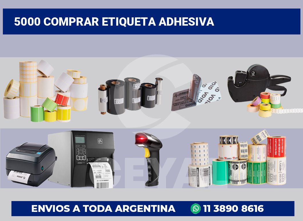 5000 Comprar etiqueta adhesiva