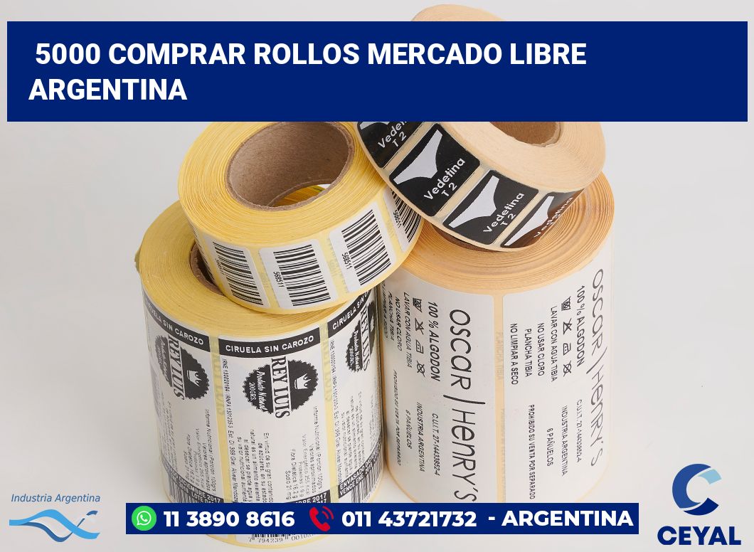 5000 Comprar rollos mercado libre argentina