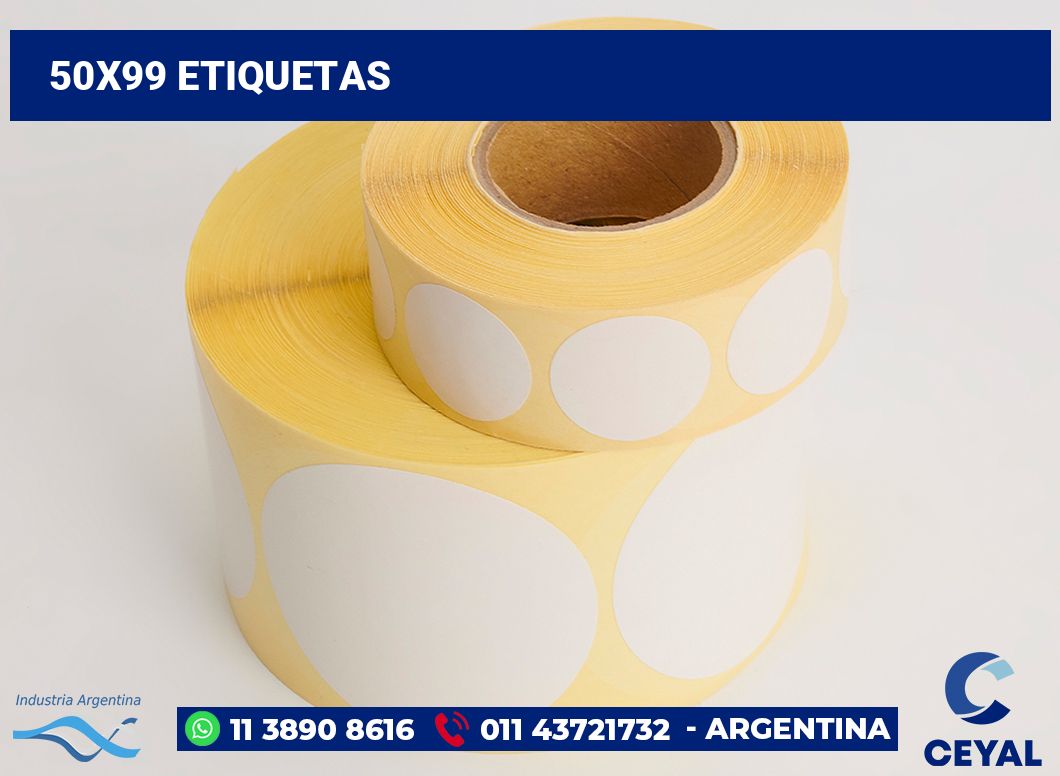 50×99 Etiquetas
