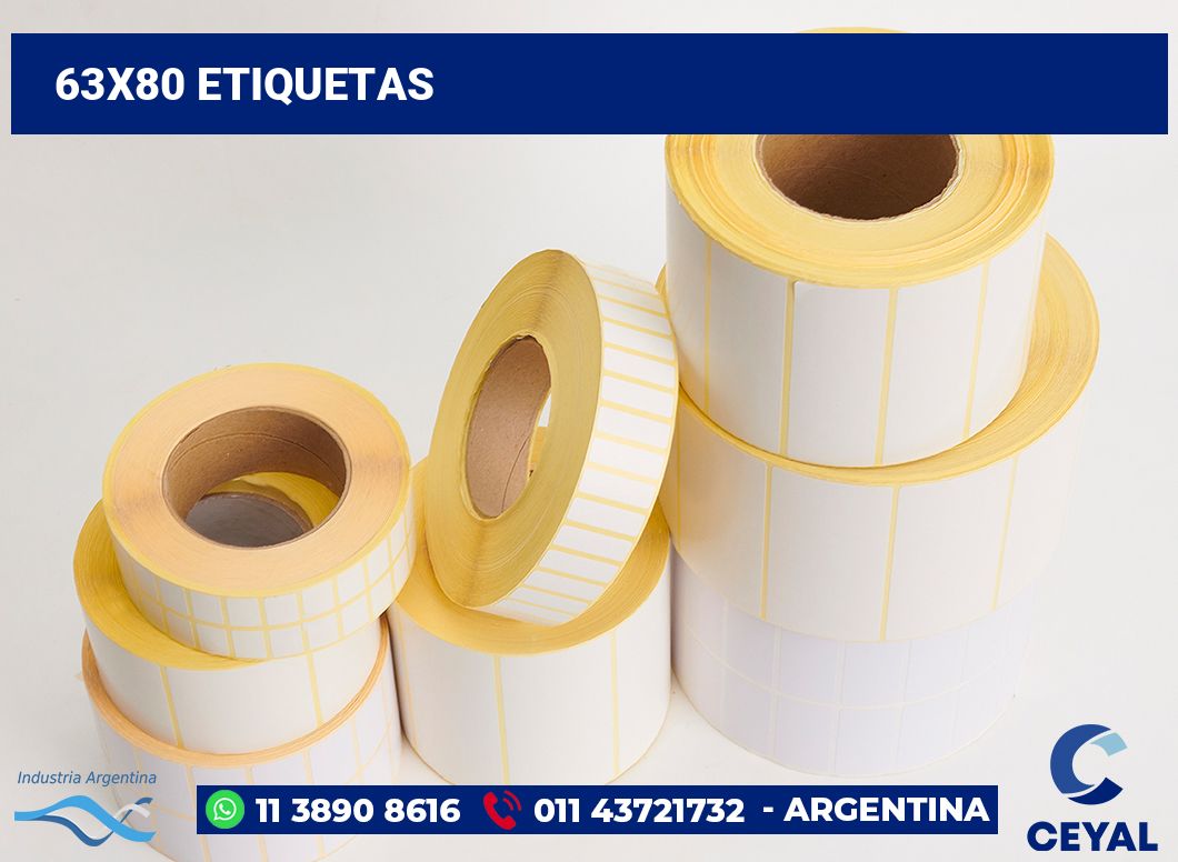 63x80 Etiquetas