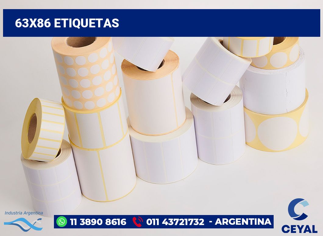 63x86 Etiquetas