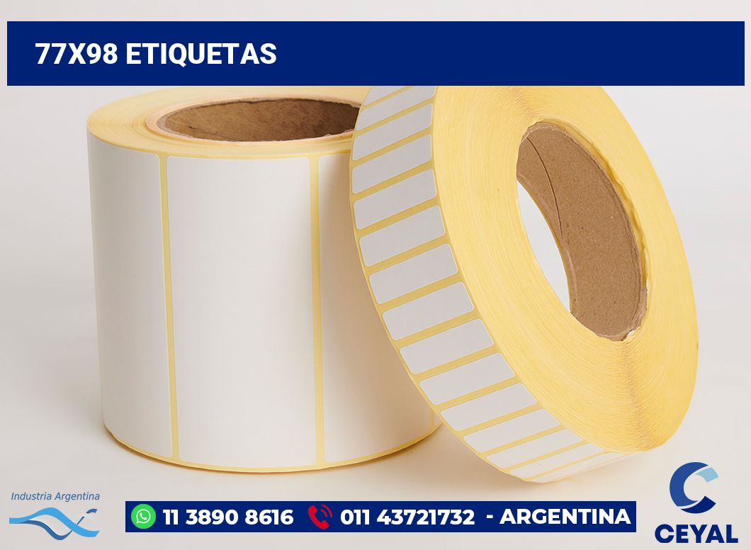 77x98 Etiquetas