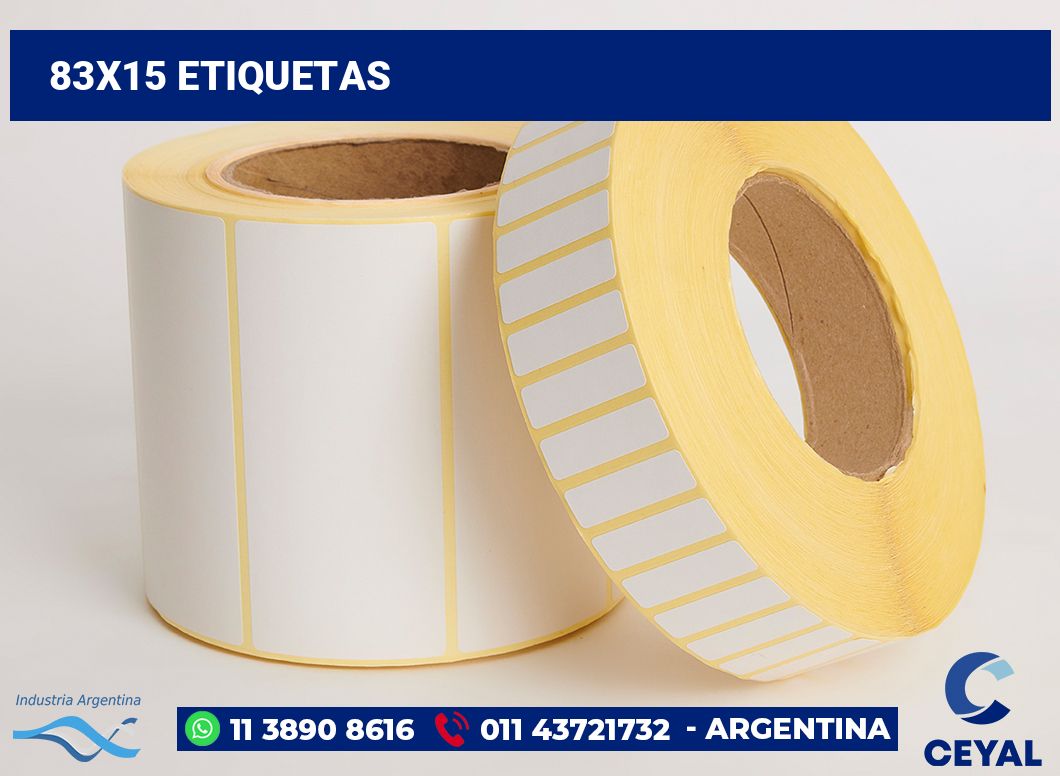 83x15 Etiquetas