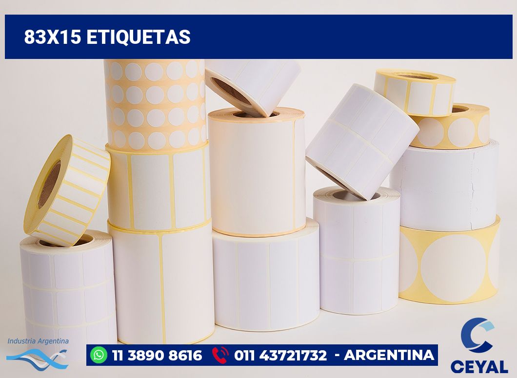 83x15 Etiquetas