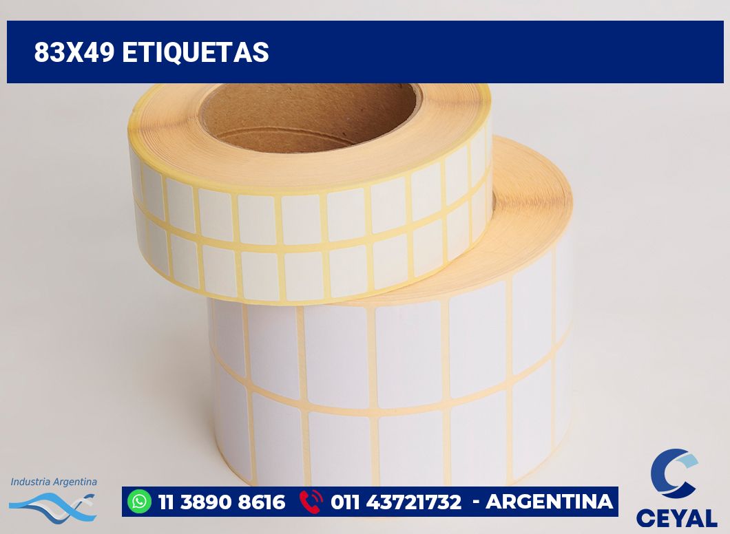 83x49 Etiquetas