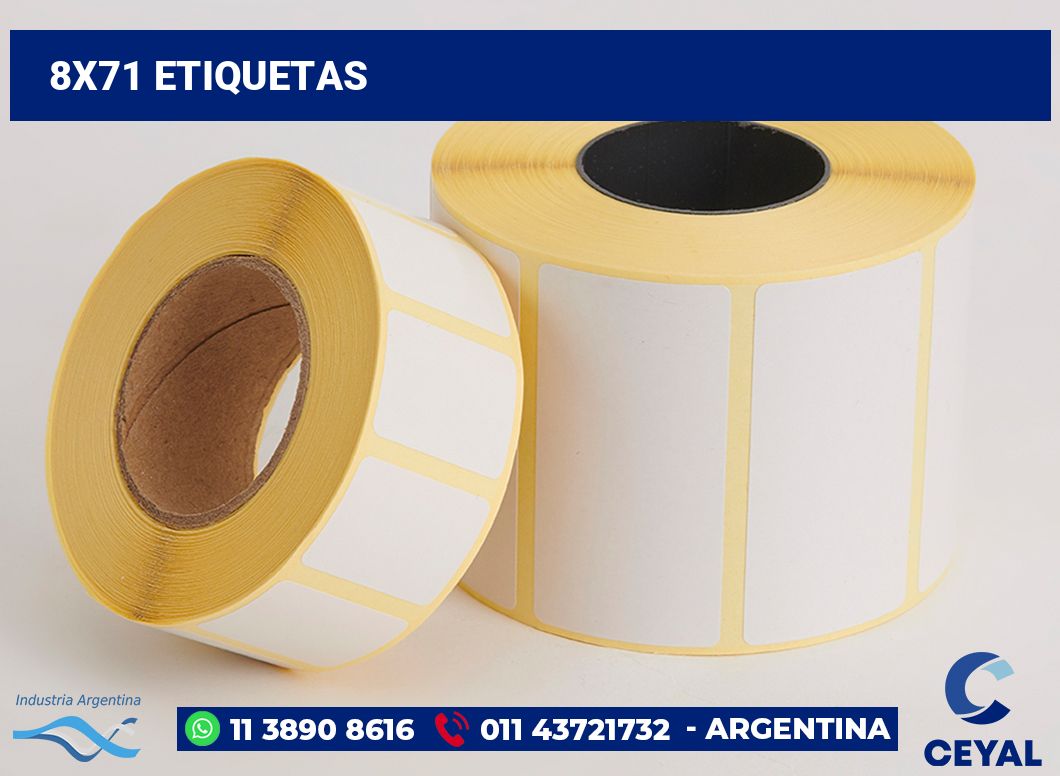 8x71 Etiquetas