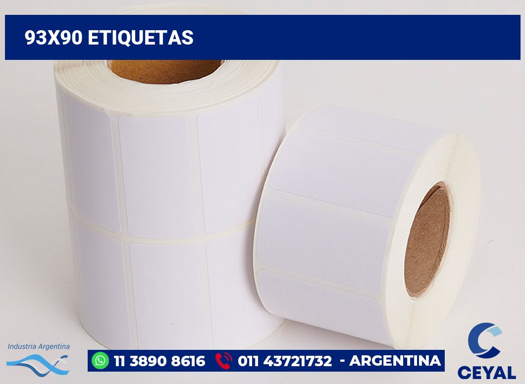 93x90 Etiquetas