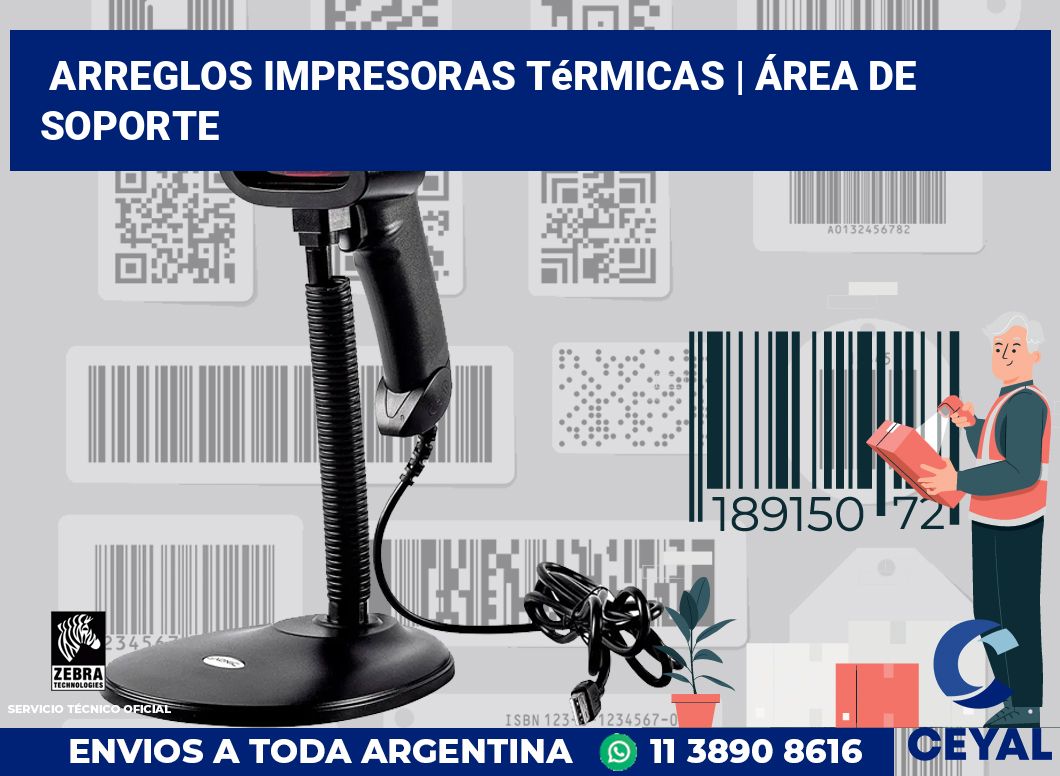 Arreglos impresoras térmicas | Área de soporte