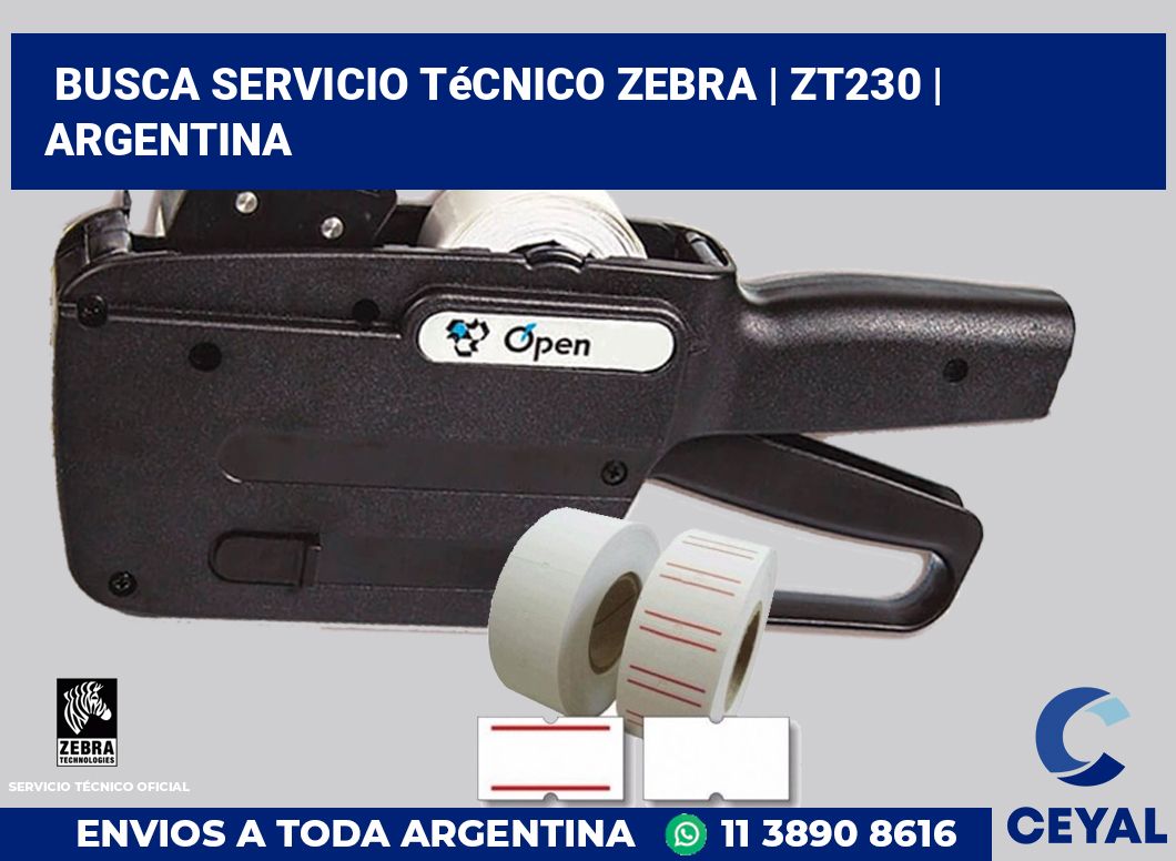 Busca servicio técnico Zebra | zt230 | Argentina