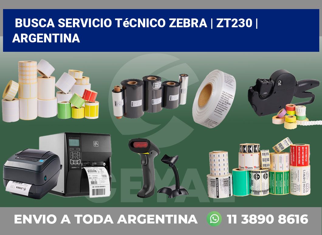 Busca servicio técnico Zebra | zt230 | Argentina