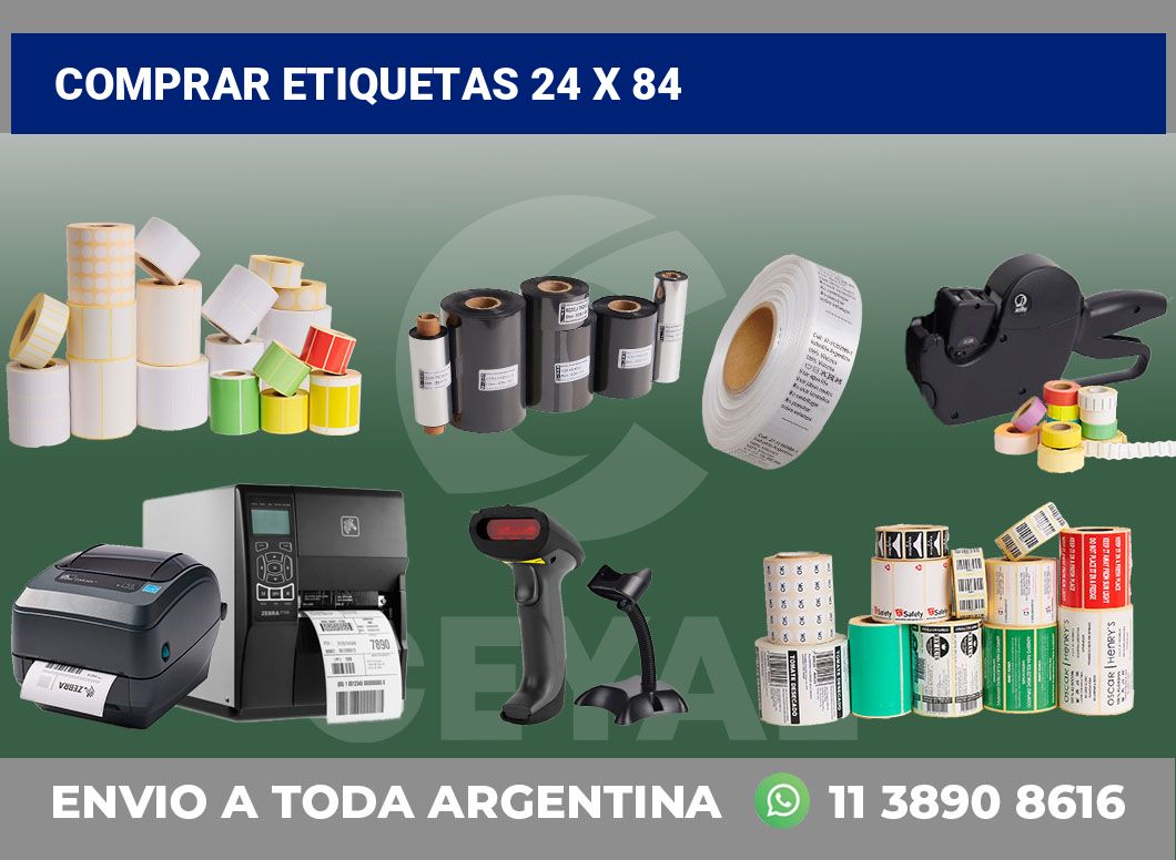 Comprar etiquetas 24 x 84